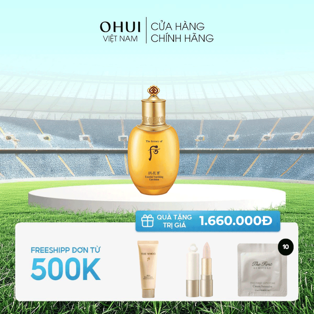 Sữa dưỡng ẩm da Whoo Gongjinhyang Essential Nourishing Emulsion