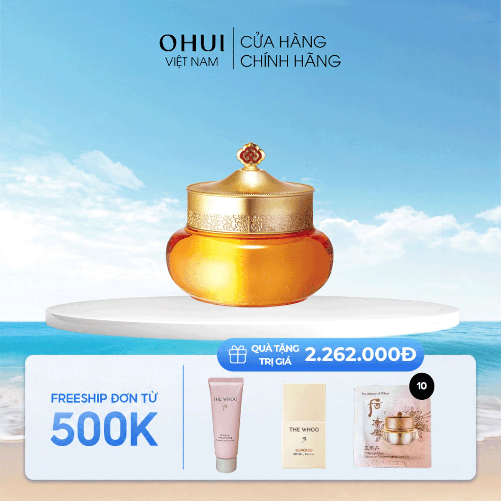 Mặt nạ ngủ Whoo cho mặt và cổ Gongjinhyang Neck & Face Sleeping Repair