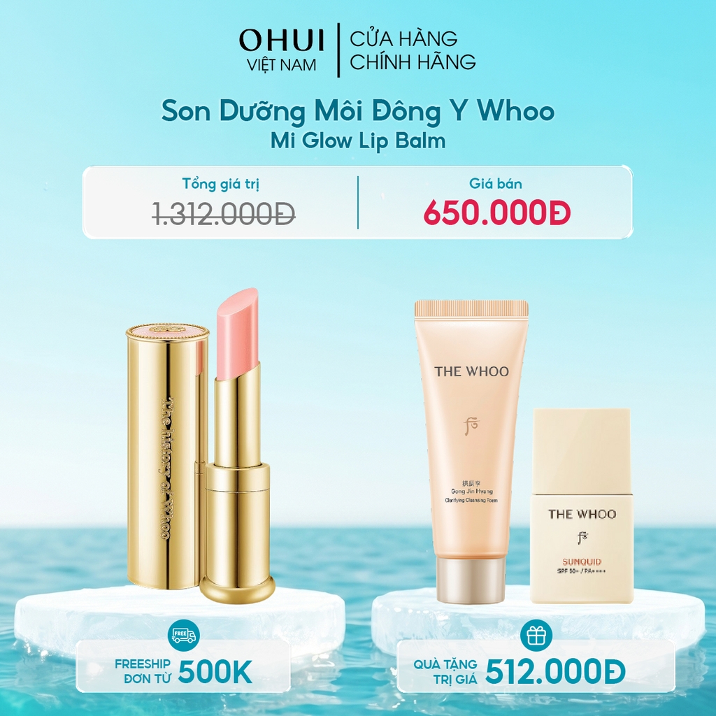 Son Dưỡng Môi Đông Y Whoo Mi Glow Lip Balm