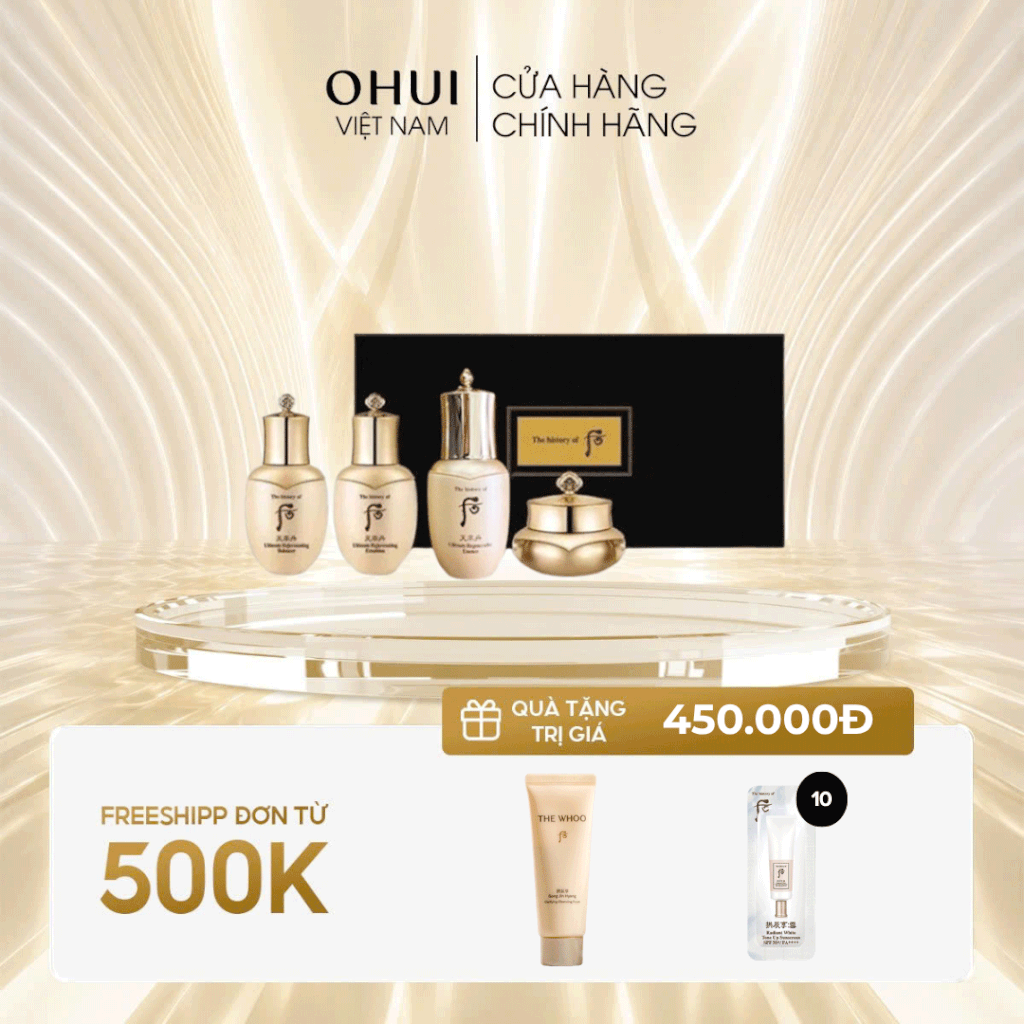 Bộ Dưỡng Da Whoo Cheonyuldan Ultimate Regenerating Gift Set Mini 4pcs