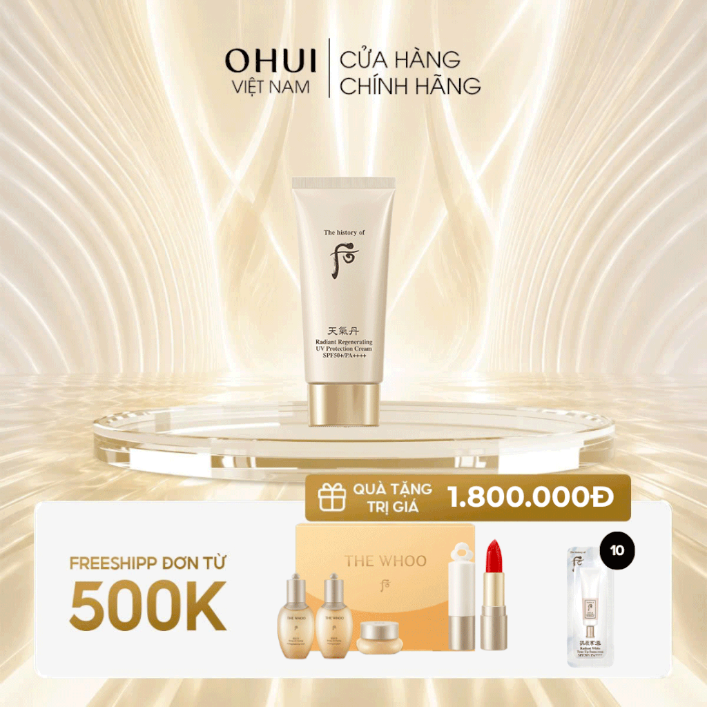 Kem chống nắng chống lão hóa Cheongidan Radiant Regenerating UV Protection Sun Cream SPF50+/PA++++