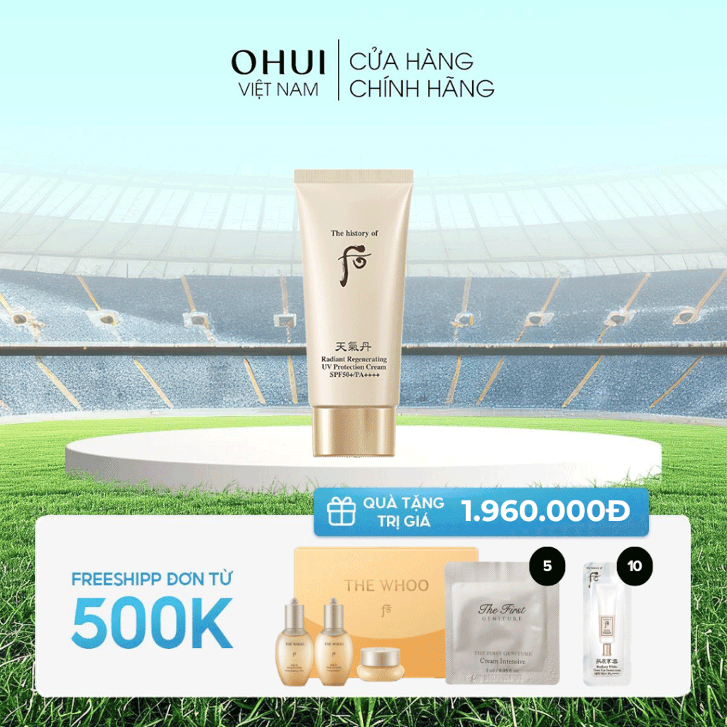 Kem chống nắng chống lão hóa Cheongidan Radiant Regenerating UV Protection Sun Cream SPF50+/PA++++