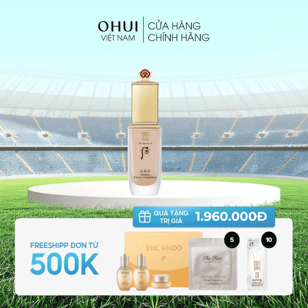 Kem Nền Cao Cấp Whoo Cheongidan Essence Foundation