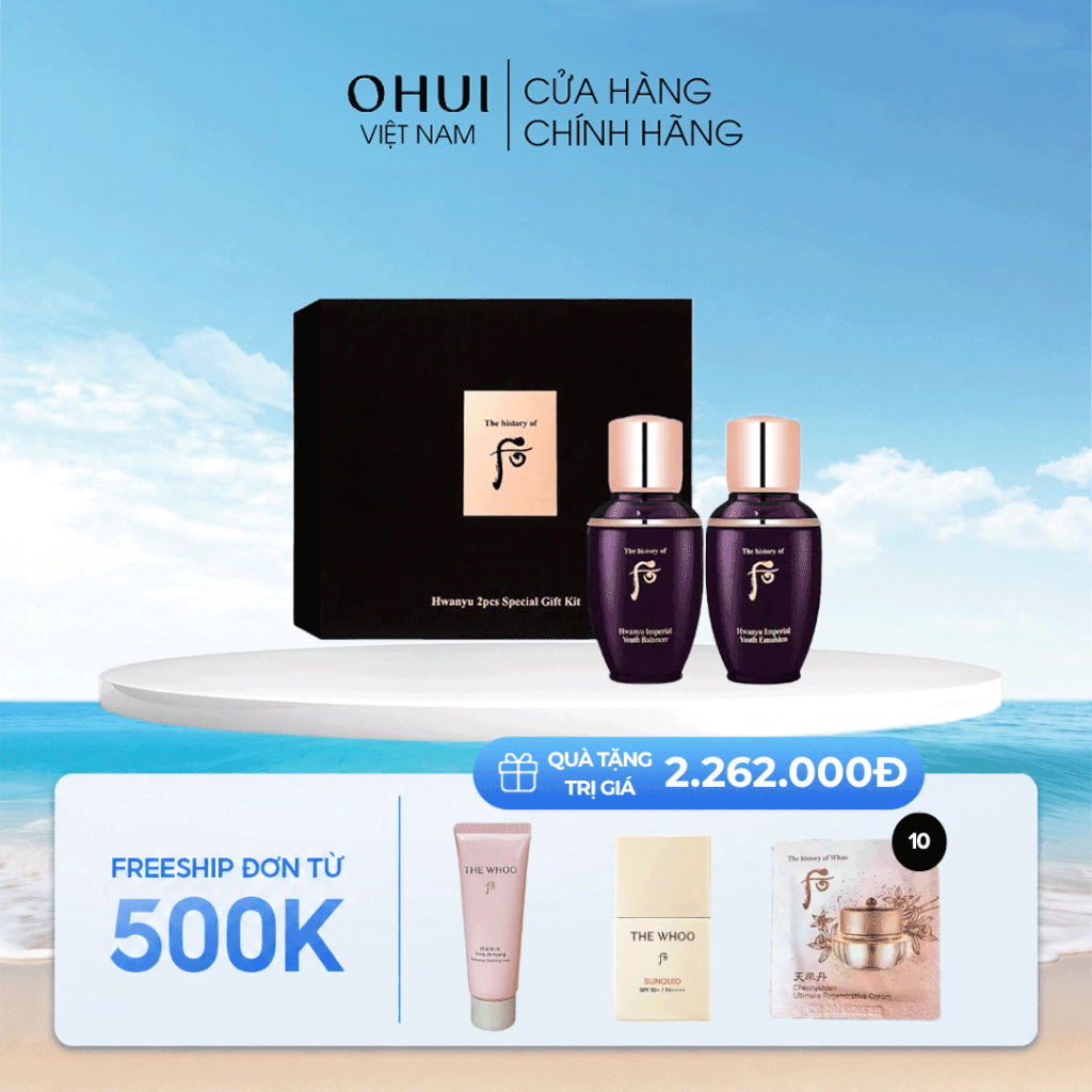 Bộ dưỡng da Whoo Hwanyu Imperial Youth mini 2 pcs