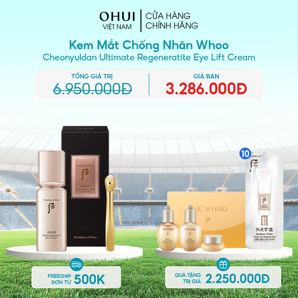 Kem Mắt Chống Nhăn Whoo Cheonyuldan Ultimate Regeneratite Eye Lift Cream