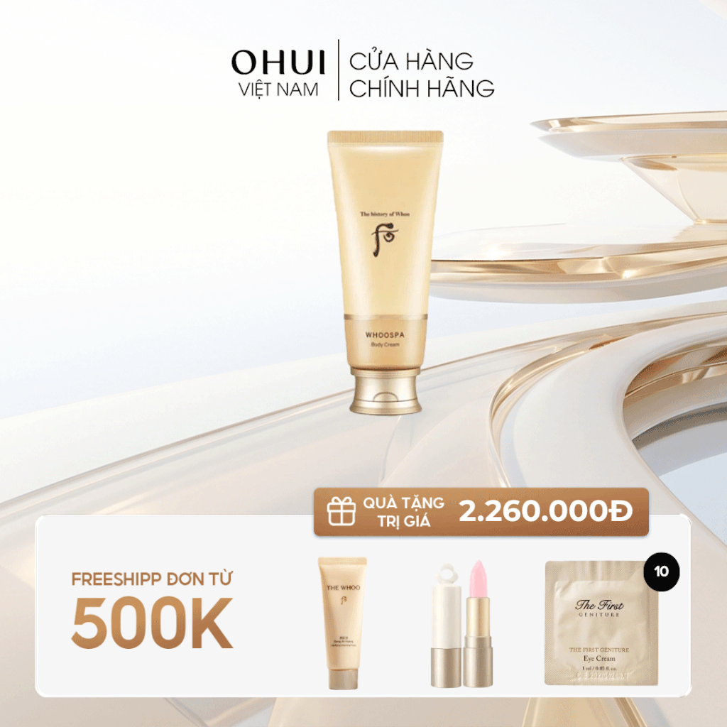 Kem Dưỡng Thể Đông Y Whoo Spa Body Cream