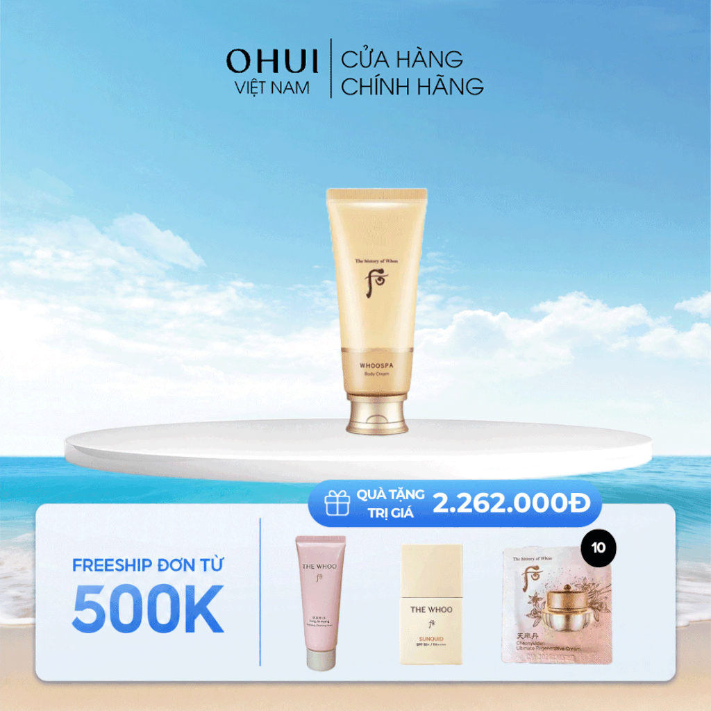 Kem Dưỡng Thể Đông Y Whoo Spa Body Cream