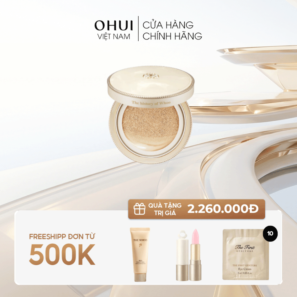 Cushion Trang Điểm Trẻ Hóa Gongjinhyang Mi Luxury Golden Cushion Glow