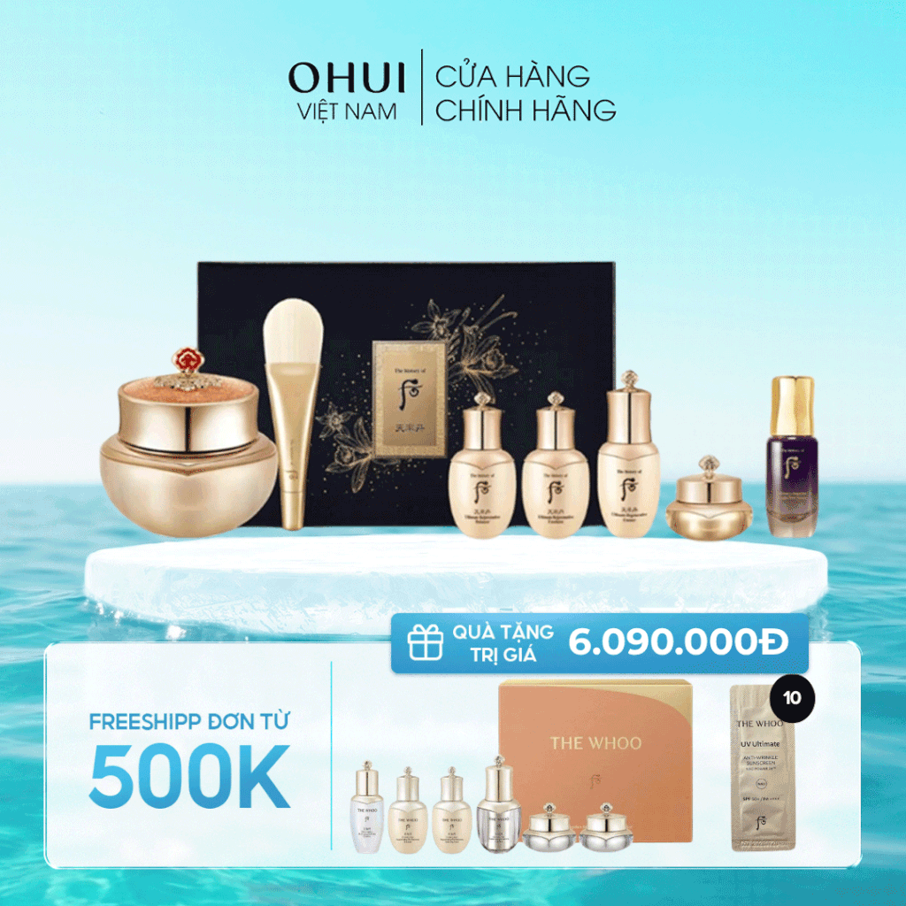 Bộ Mặt Nạ Ngủ Whoo Cheonyuldan Ultimate Regenerating Overnight Mask Special Set