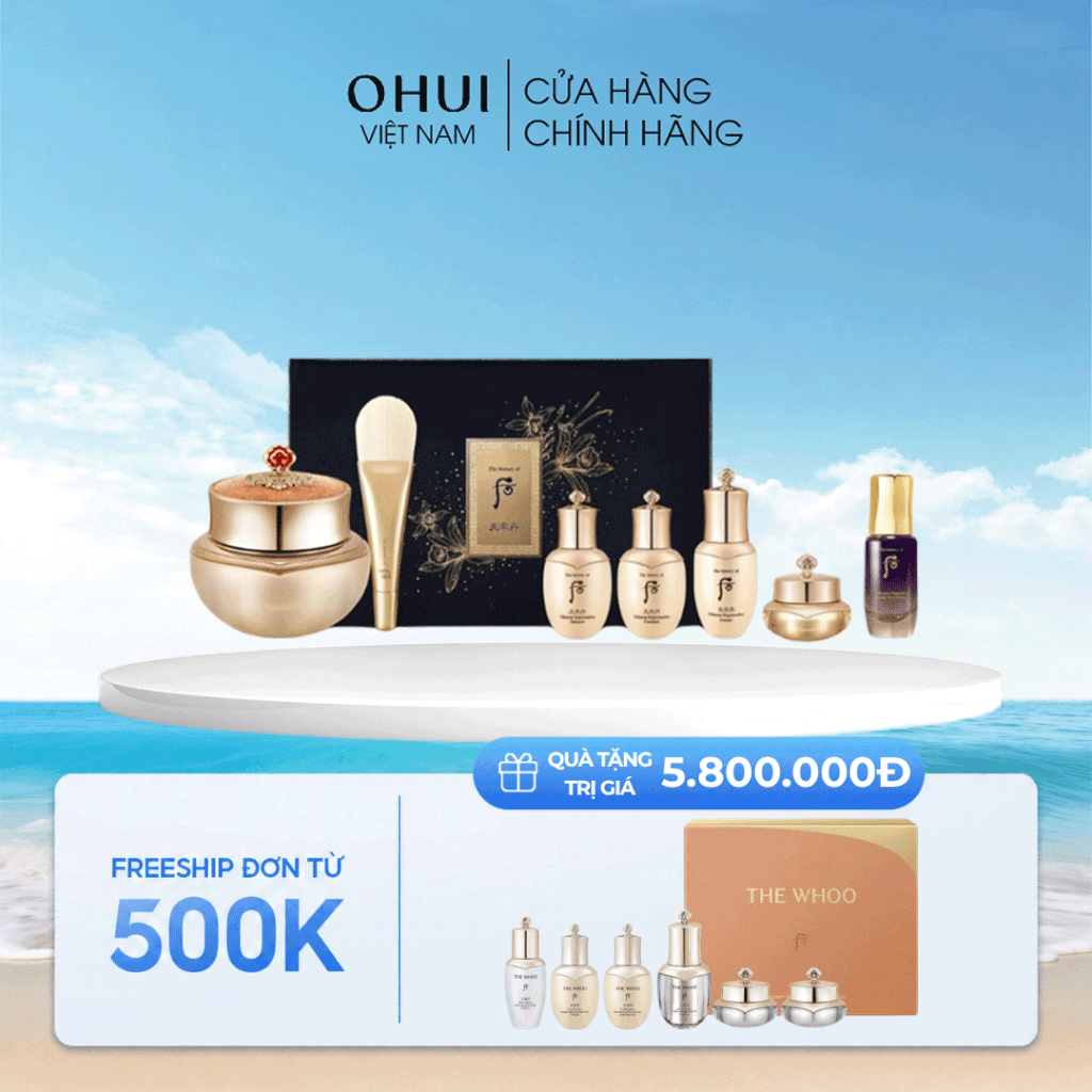 Bộ Mặt Nạ Ngủ Whoo Cheonyuldan Ultimate Regenerating Overnight Mask Special Set