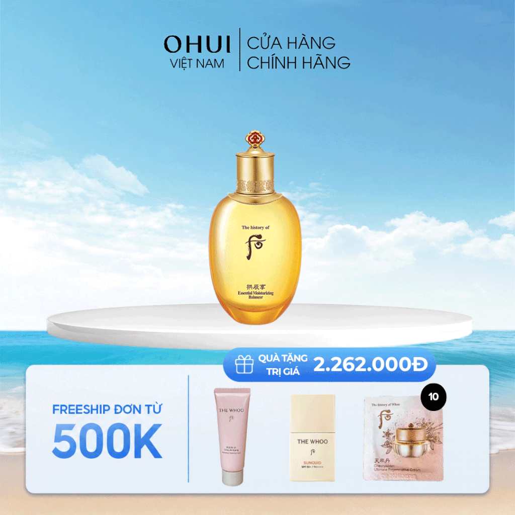 Nước hoa hồng Whoo Gongjinhyang Essential Moisturizing Balancer