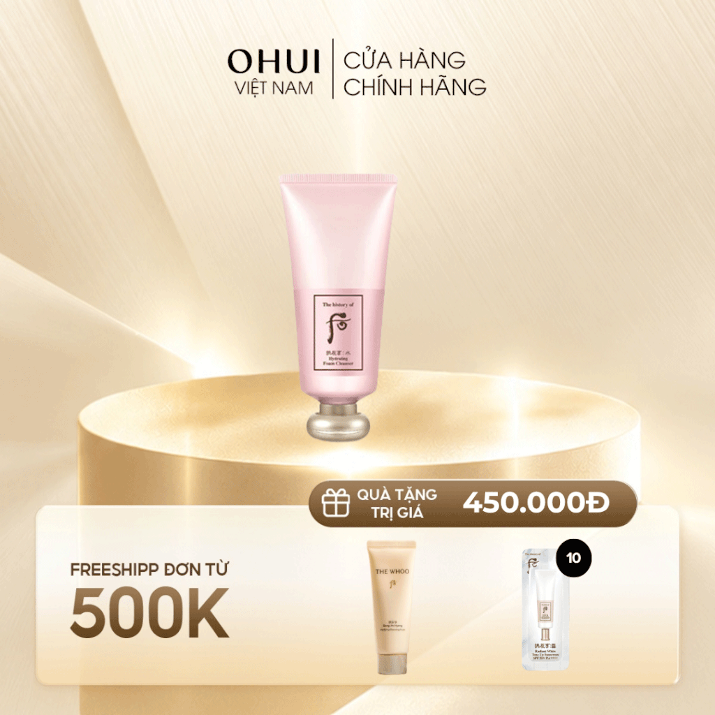 Sữa rửa mặt cấp ẩm Gongjinhyang Soo Hydrating Foam Cleanser