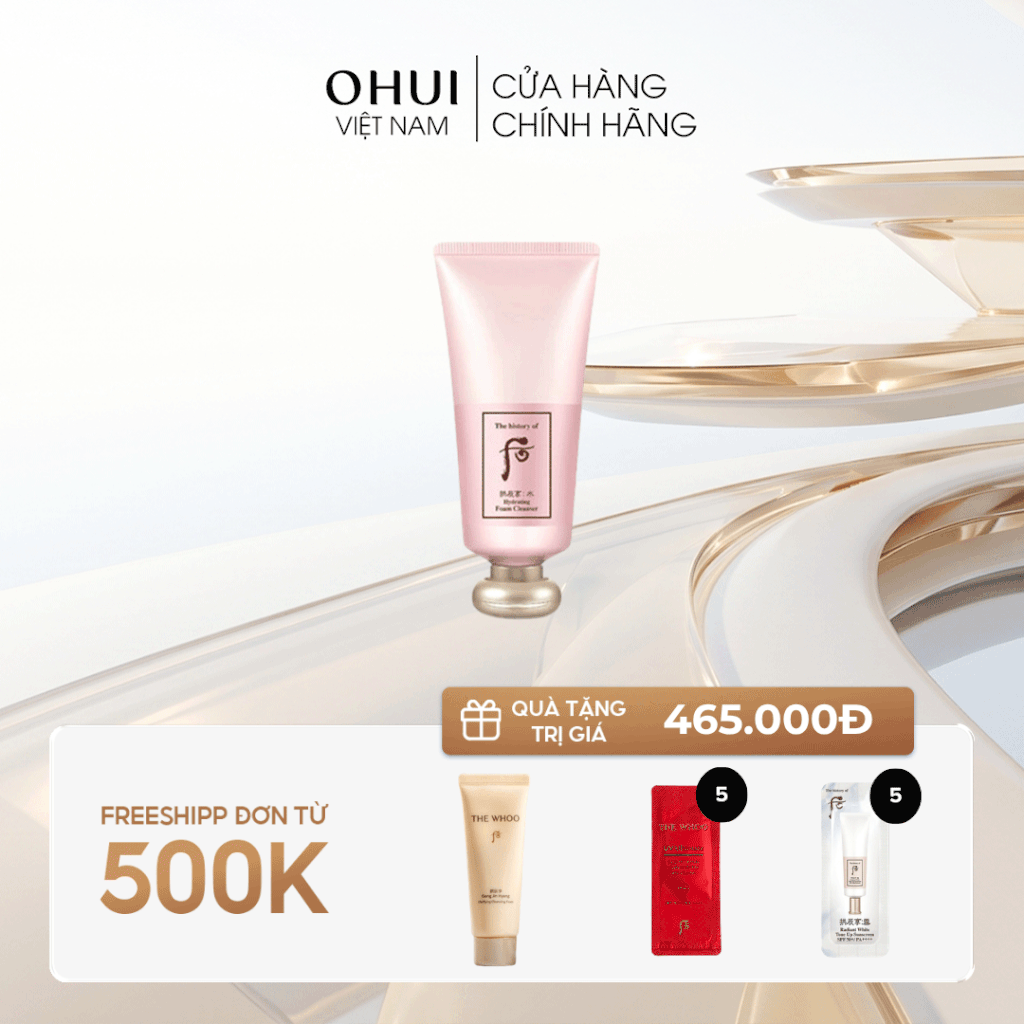 Sữa rửa mặt cấp ẩm Gongjinhyang Soo Hydrating Foam Cleanser
