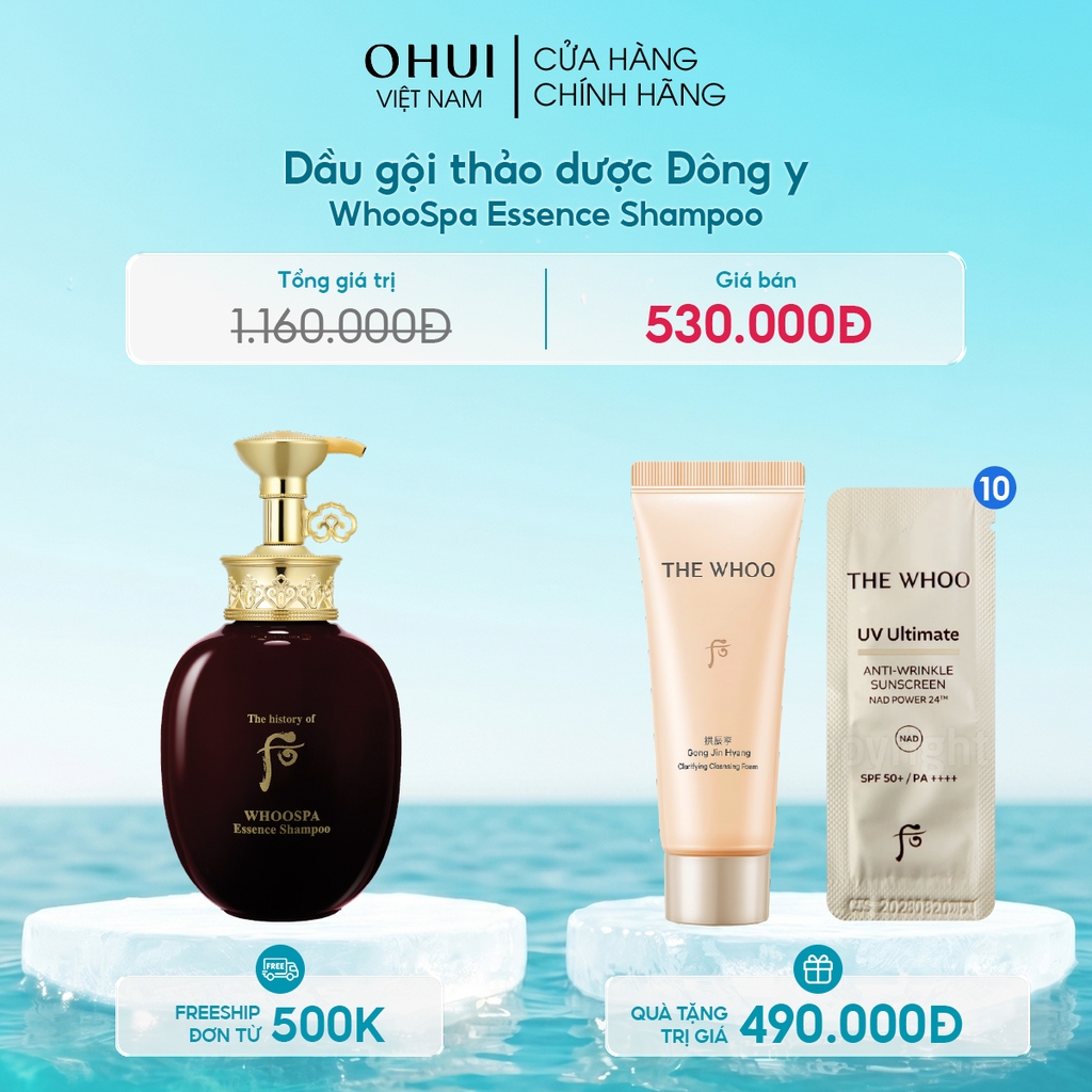 Dầu gội thảo dược Đông y WhooSpa Essence Shampoo