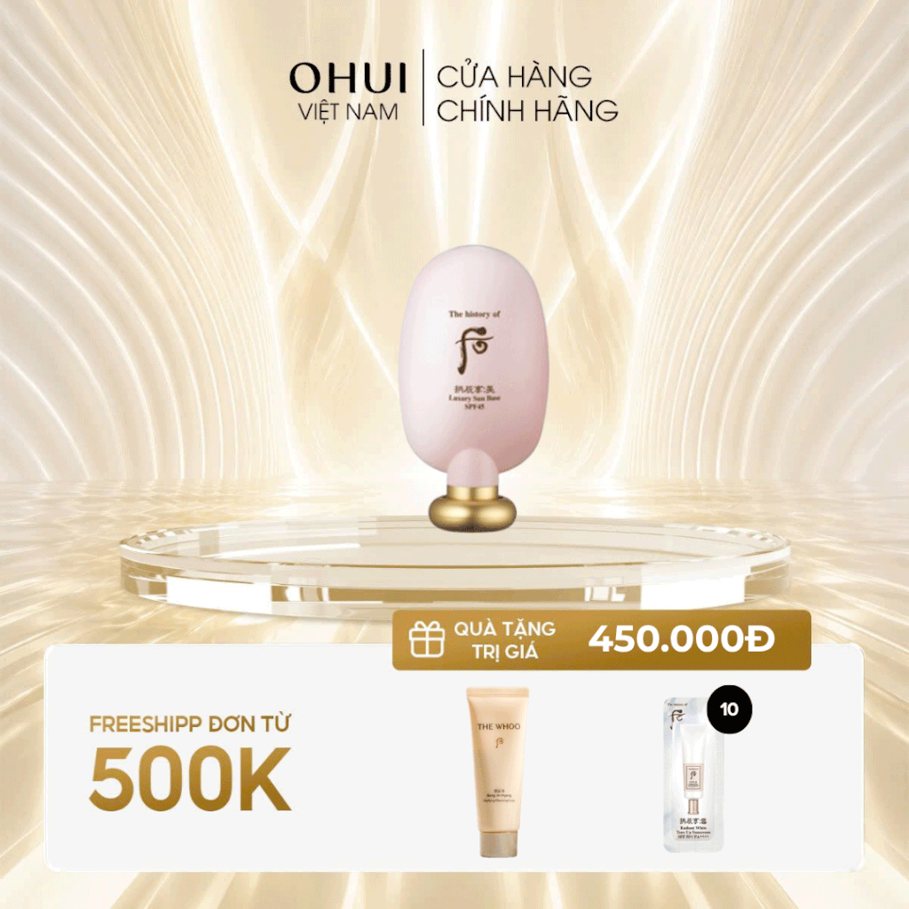 Kem Lót Trang Điểm Chống Nắng Whoo Gongjinhyang Mi Essential Sun Base SPF50/PA+++