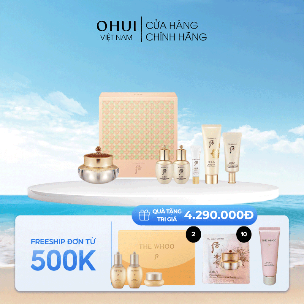Bộ Kem Dưỡng Mắt Xóa Nhăn Cheongidan Radiant Regenerating Eye Cream Special Set