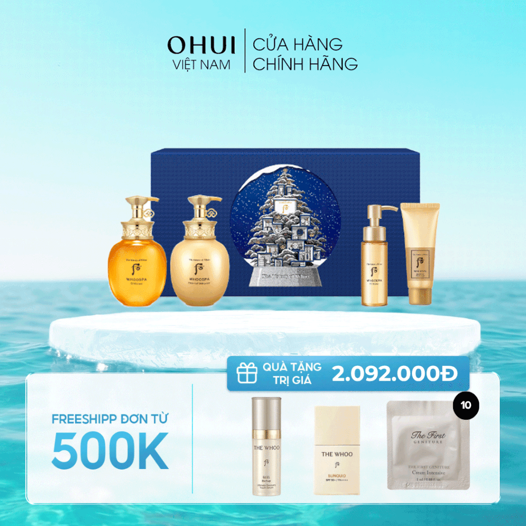 Bộ Sữa Tắm Và Dưỡng Cơ Thể Whoo Spa Body Set 2pcs Special Set
