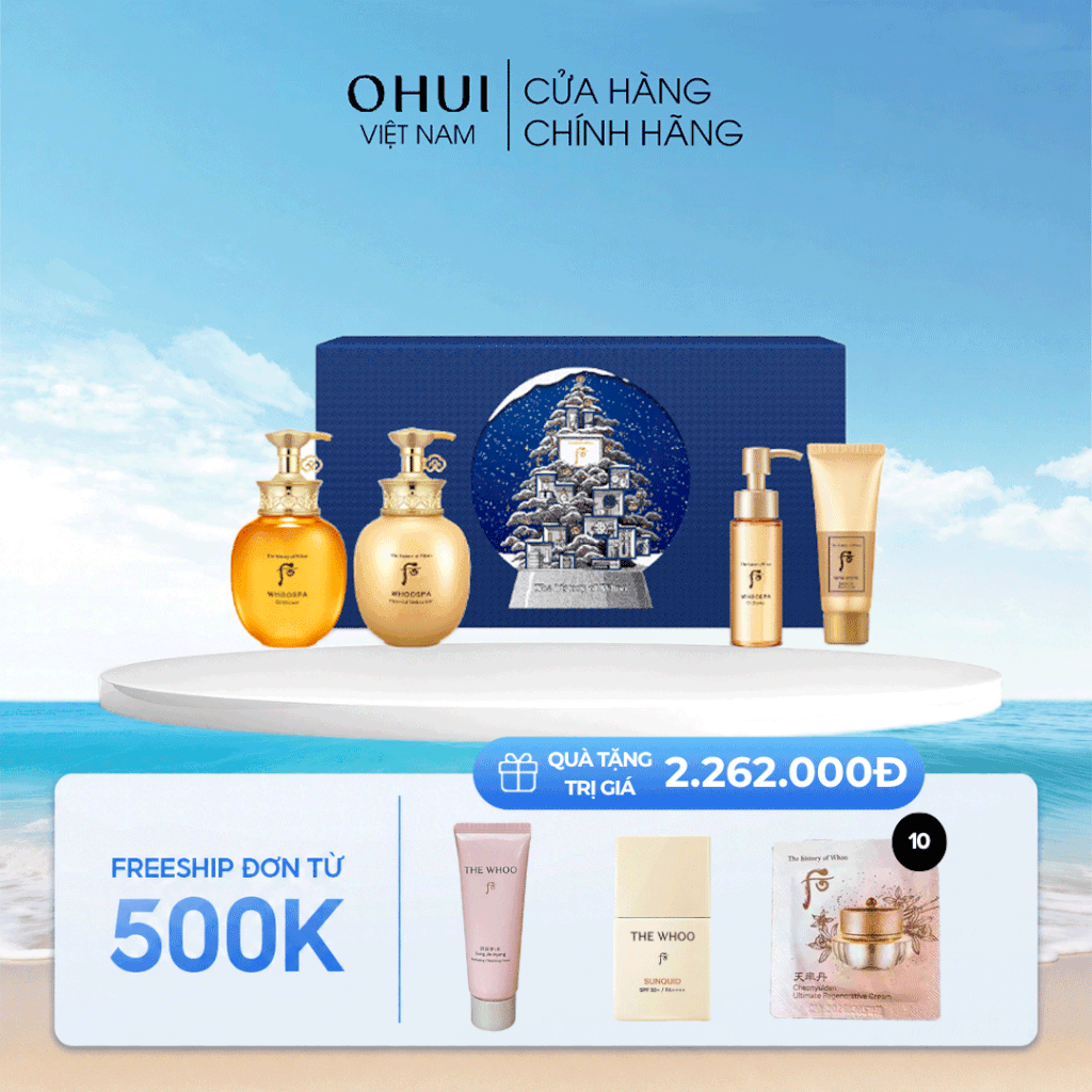 Bộ Sữa Tắm Và Dưỡng Cơ Thể Whoo Spa Body Set 2pcs Special Set