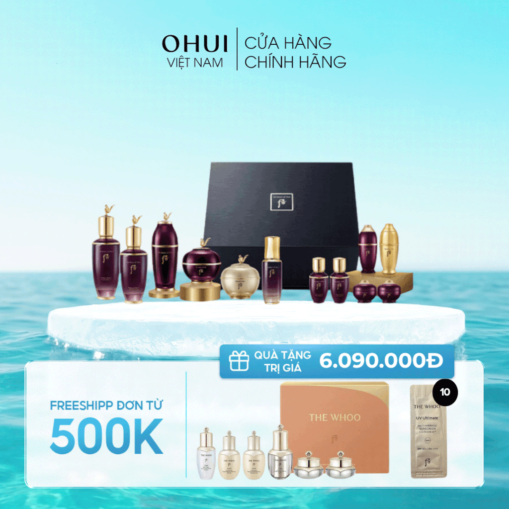 Bộ Dưỡng Da Kiệt Tác Hoàn Lưu Cao Whoo Hwanyu Imperial Youth Heritage Set