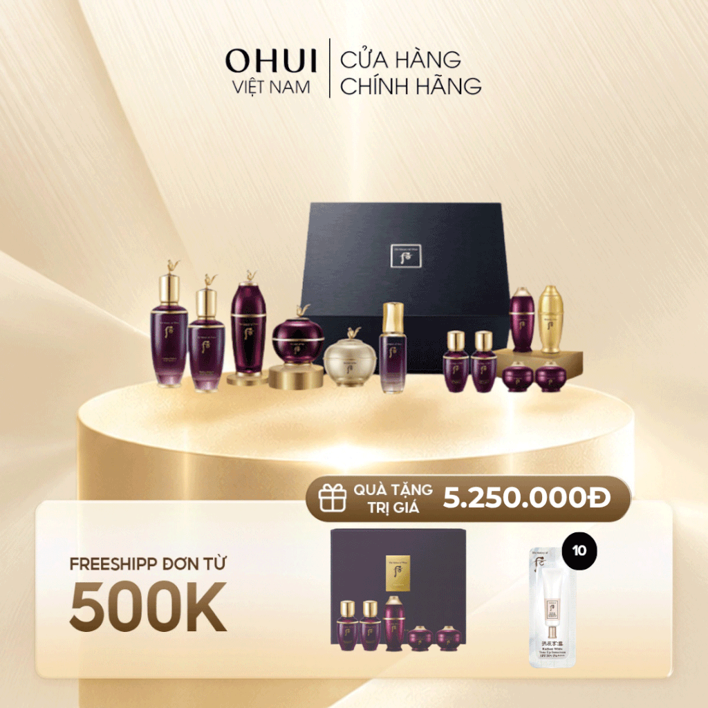 Bộ Dưỡng Da Kiệt Tác Hoàn Lưu Cao Whoo Hwanyu Imperial Youth Heritage Set