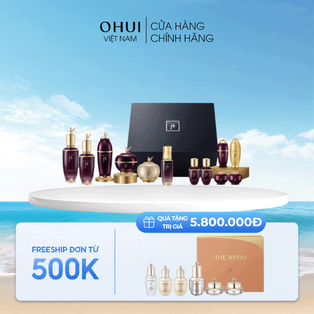 Bộ Dưỡng Da Kiệt Tác Hoàn Lưu Cao Whoo Hwanyu Imperial Youth Heritage Set