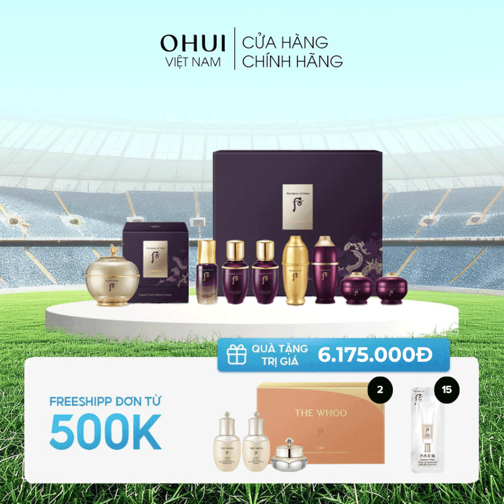 Bộ Kem Dưỡng Kiệt Tác Hoàn Lưu Cao Whoo Hwanyu Imperial Youth Master Cream Special Set