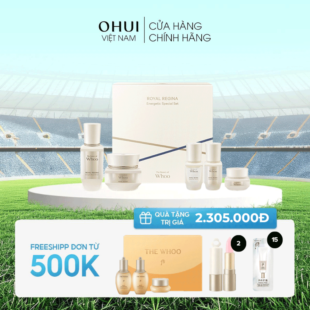 Bộ Dưỡng Whoo Royal Regina Energetic 2pcs Special Set