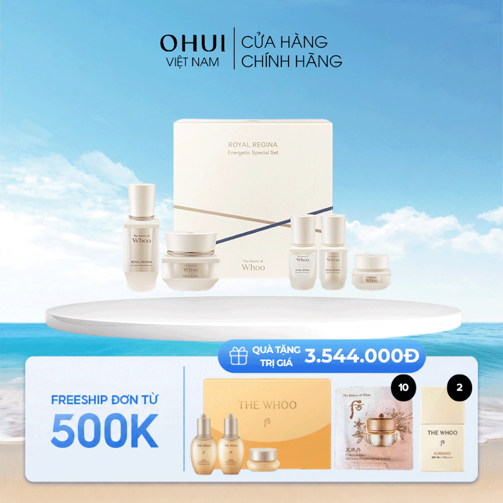 Bộ Dưỡng Whoo Royal Regina Energetic 2pcs Special Set