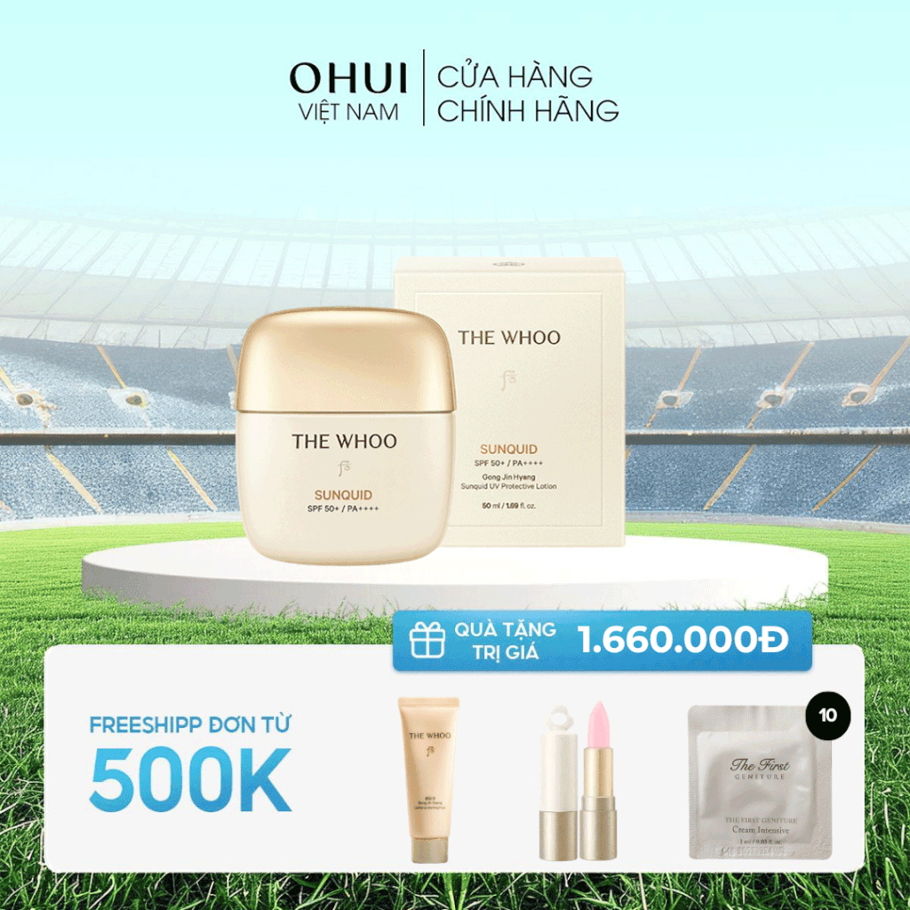 Kem chống nắng Whoo Gongjinhyang Sunquid Uv Protective Lotion
