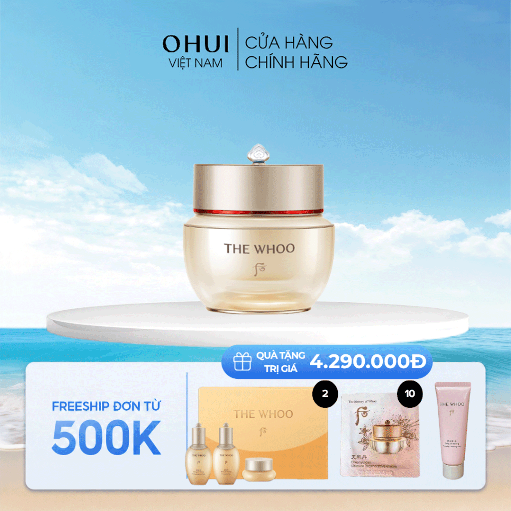 Kem Dưỡng Tự Nhuận Da Whoo Bichup Anti Anging Repair Cream