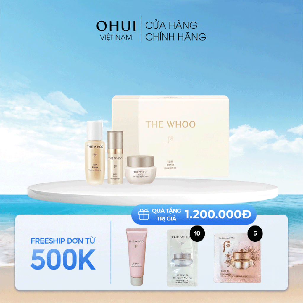 Bộ sản phẩm chống lão hóa Whoo BiChup Anti-Aging Special Gift set 3pcs