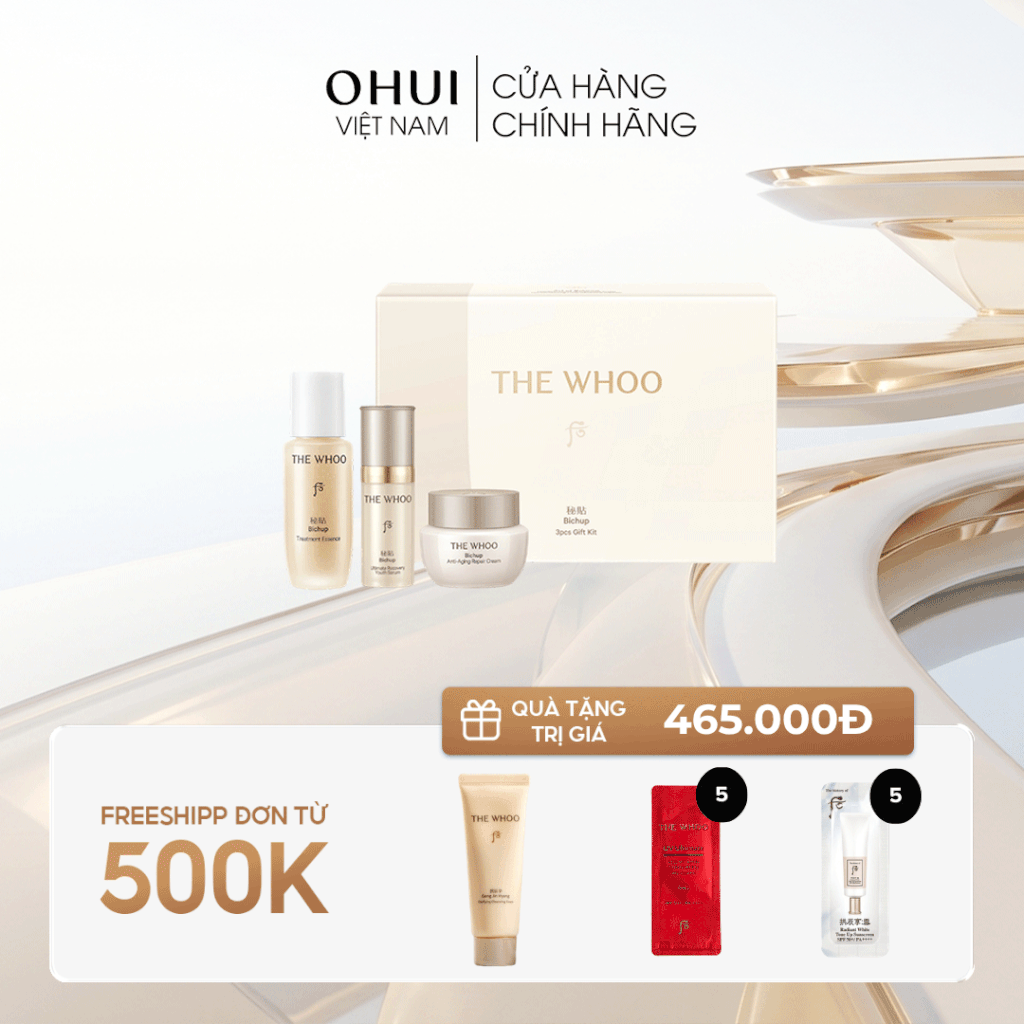 Bộ sản phẩm chống lão hóa Whoo BiChup Anti-Aging Special Gift set 3pcs