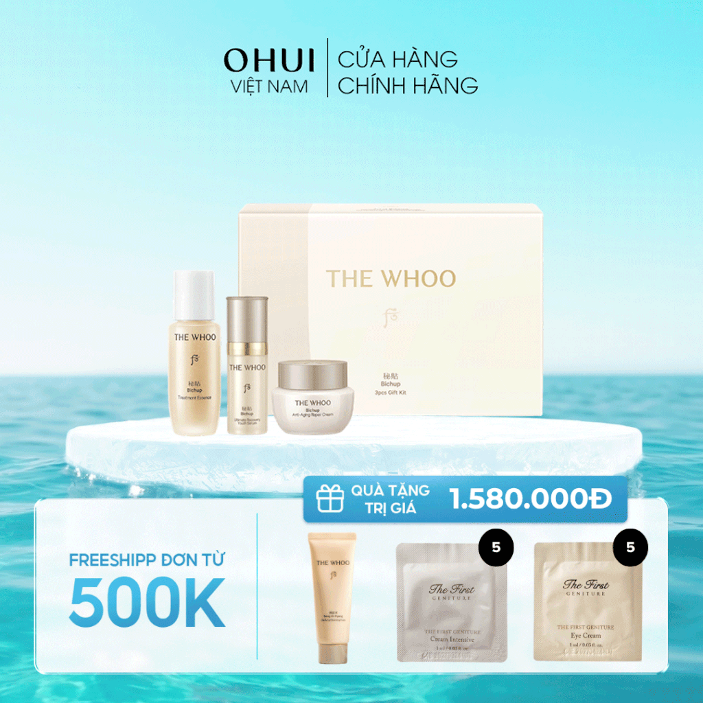 Bộ sản phẩm chống lão hóa Whoo BiChup Anti-Aging Special Gift set 3pcs