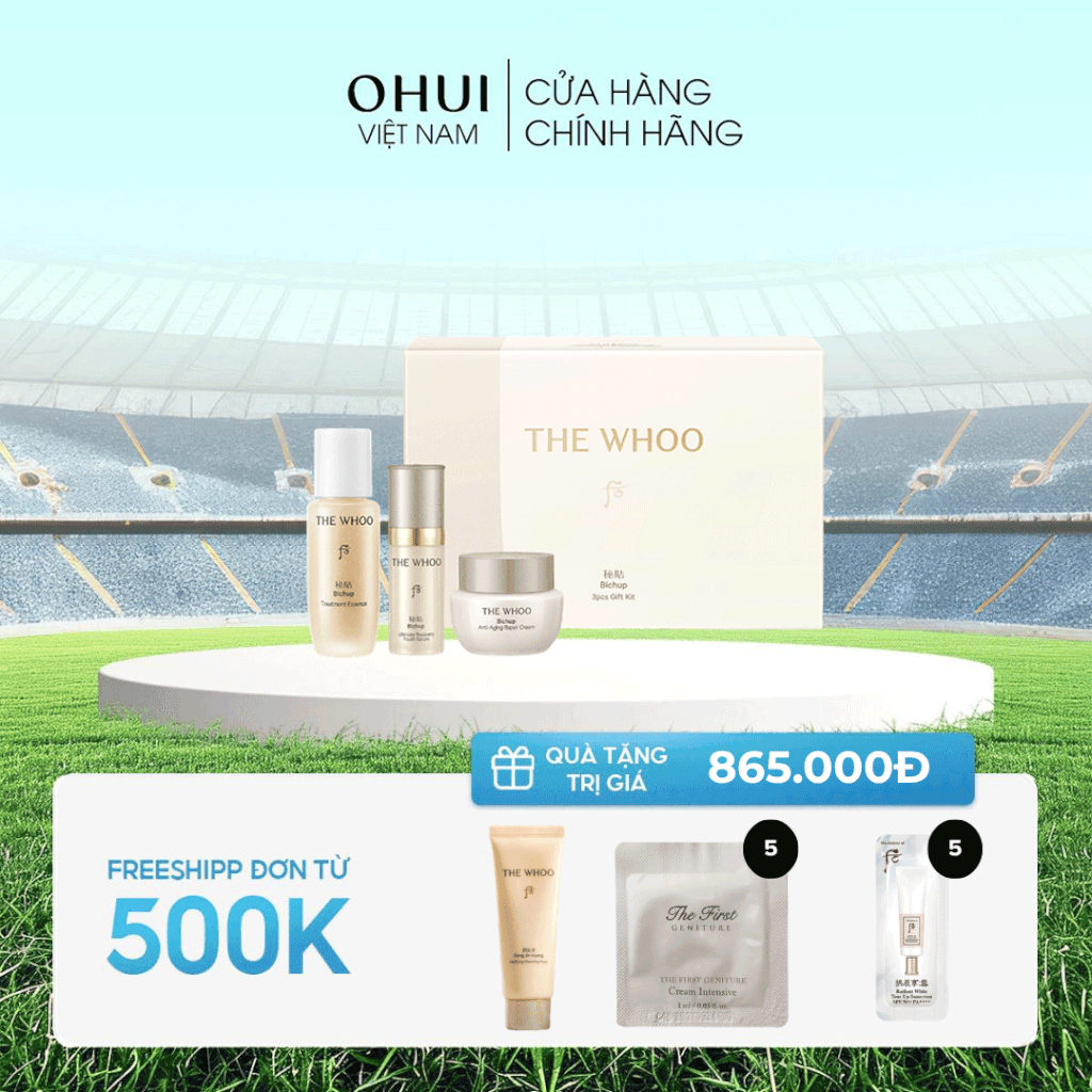 Bộ sản phẩm chống lão hóa Whoo BiChup Anti-Aging Special Gift set 3pcs