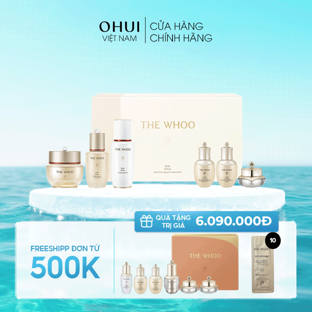 Bộ sản phẩm chống lão hóa Whoo Bichup Royal Anti Anging Duo Set