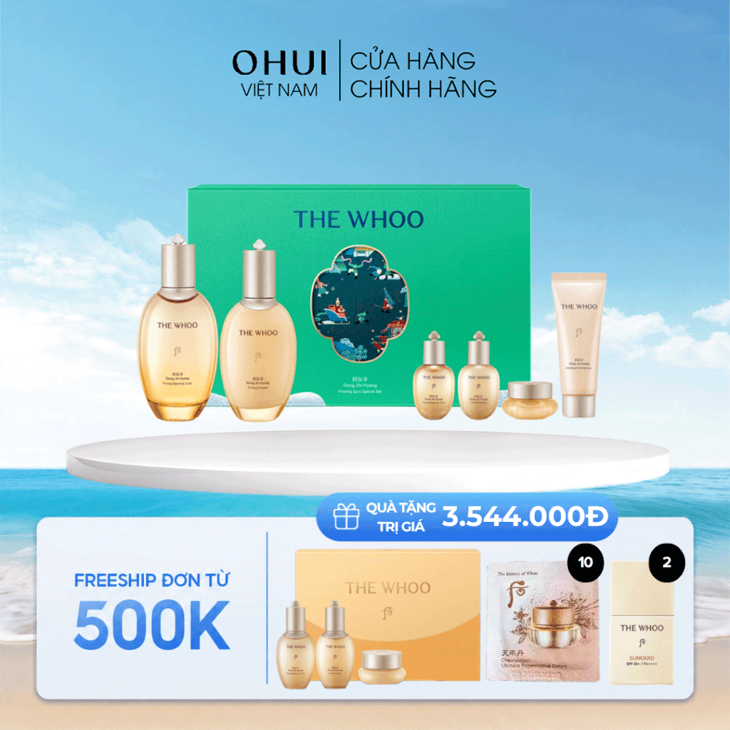 Bộ Dưỡng Da Đông Y Gongjinhyang Firming 2pcs Special Set Holiday Y24