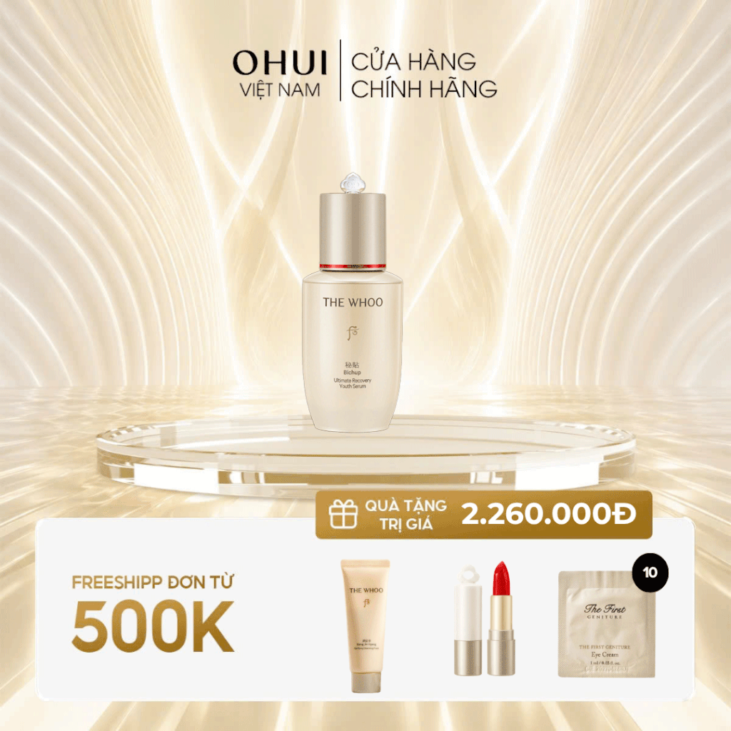 Tinh chất tự sinh Whoo Bichup Ultimate Recovery Youth Serum 20ml Y25