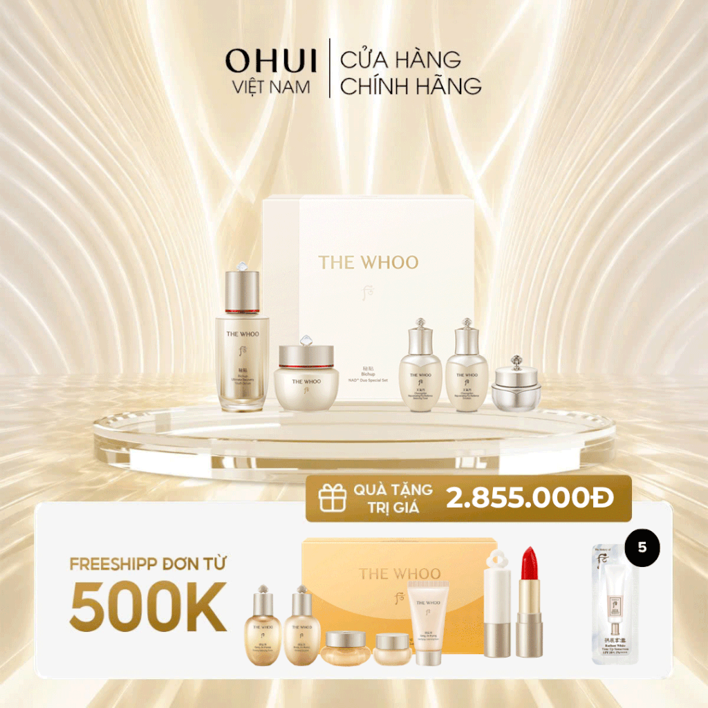Bộ dưỡng da Whoo Bichup Ultimate Recovery Youth Duo Set