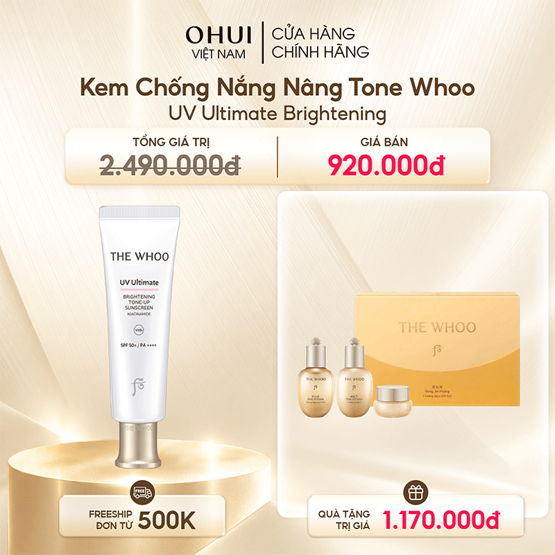 Kem Chống Nắng Nâng Tone Whoo UV Ultimate Brightening