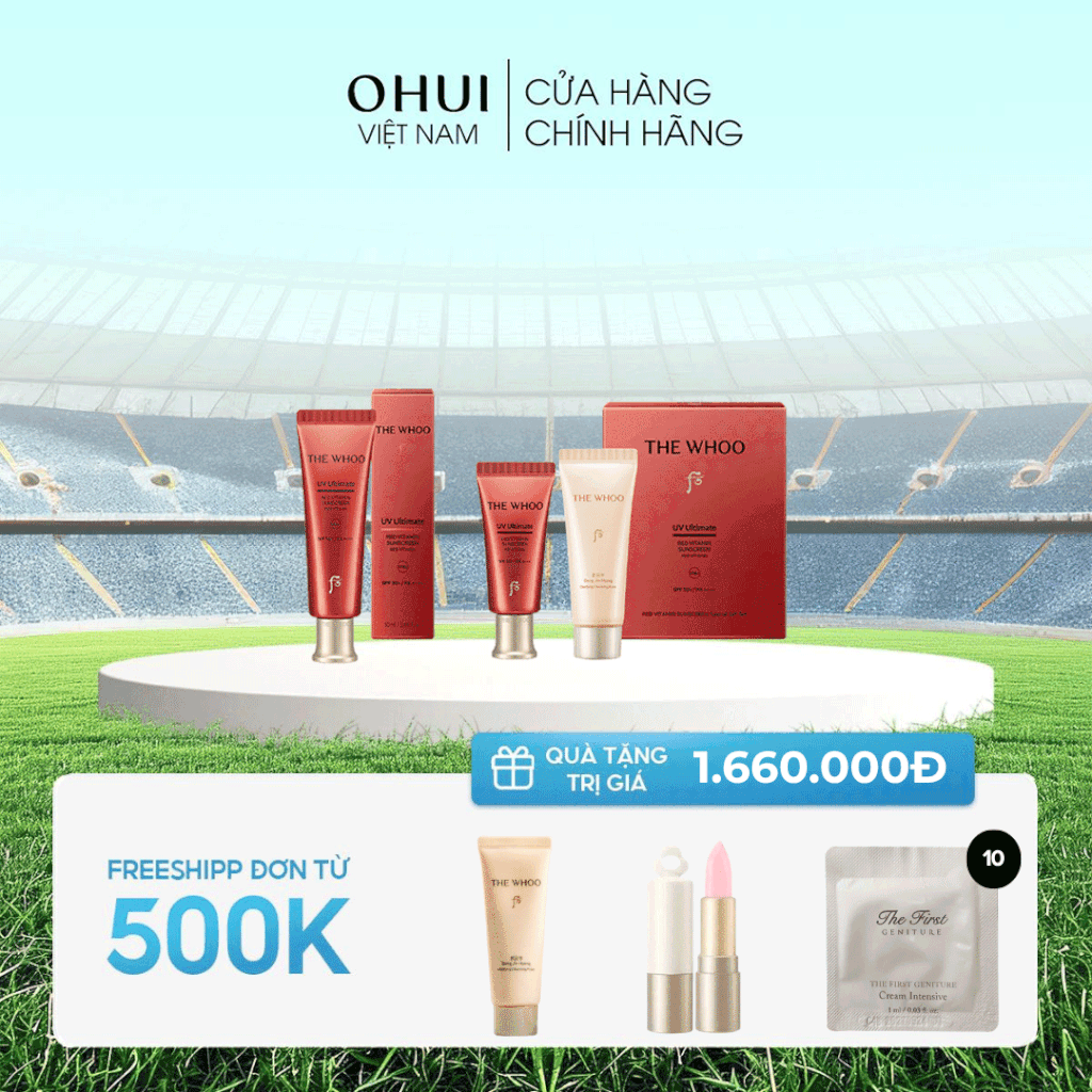 Bộ Kem Chống Nắng Whoo Đỏ UV Ultimate Red Vitamin Sunscreen SE