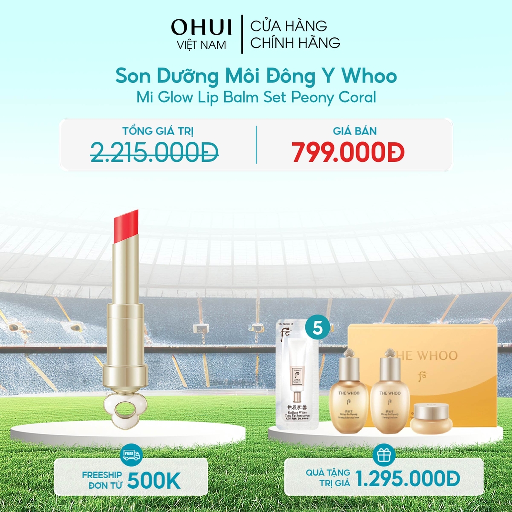 Son Dưỡng Môi Đông Y Whoo Ess Lip Glow Balm Y25