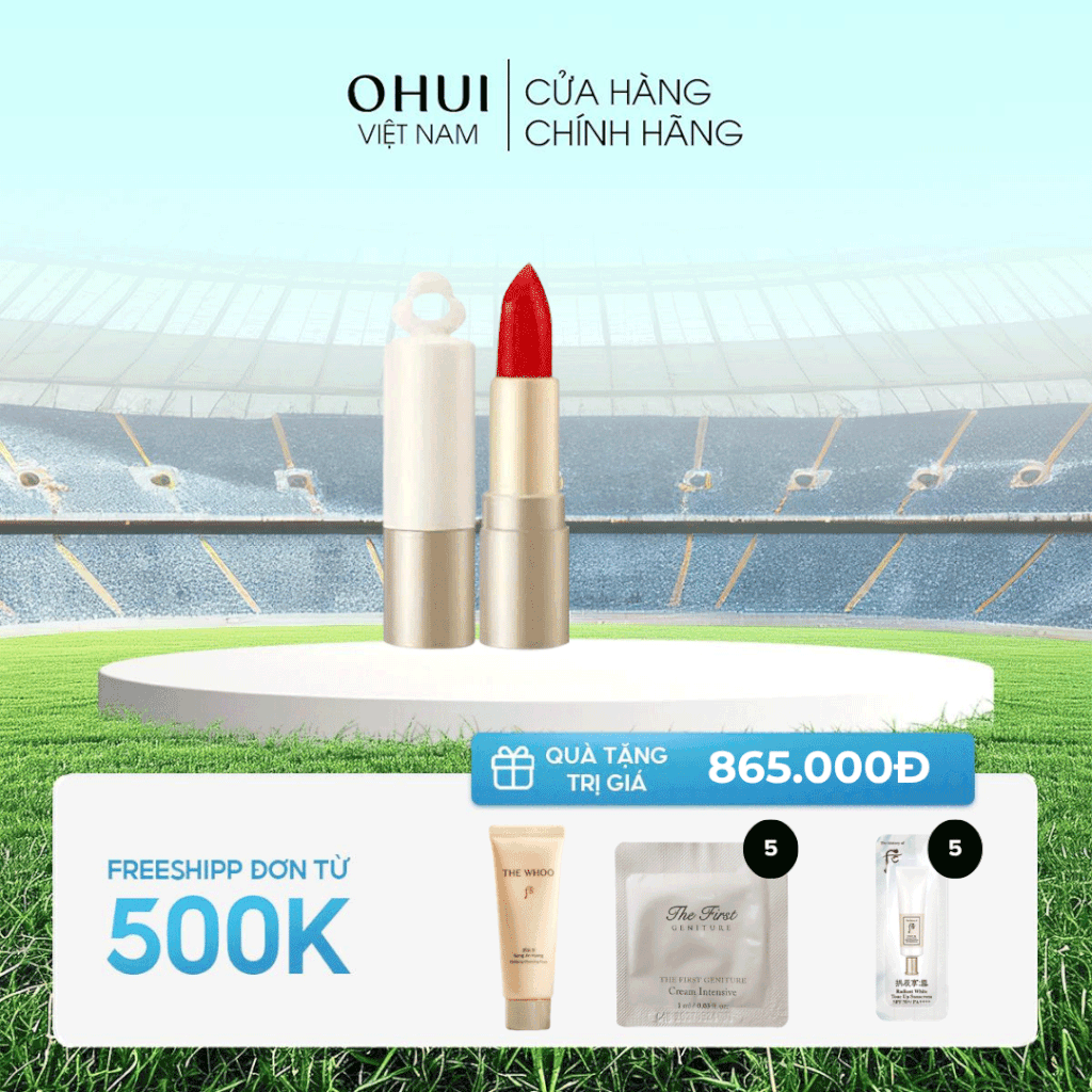Son Dưỡng Môi Mini Đông Y Whoo Essential Lip Glow Balm Bloomred No99