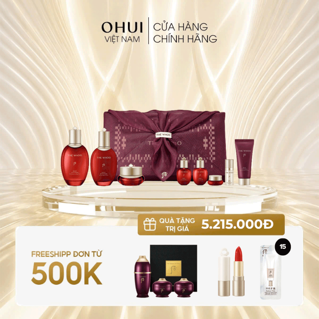 Bộ dưỡng da chống lão hóa Whoo Jinyulhyang Special 3pcs Set