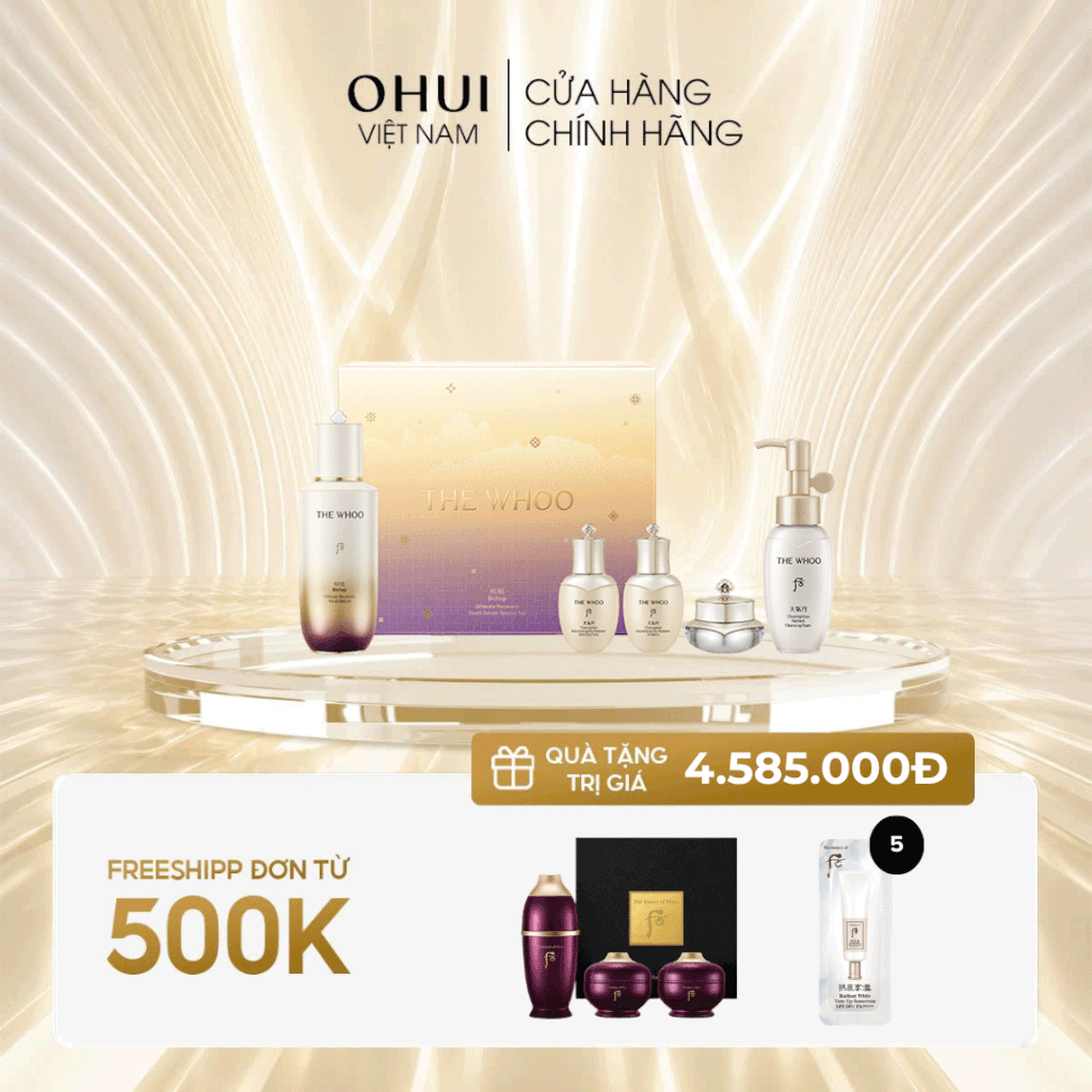 Bộ dưỡng da Whoo Bichup Ultimate Recovery 5pcs Set