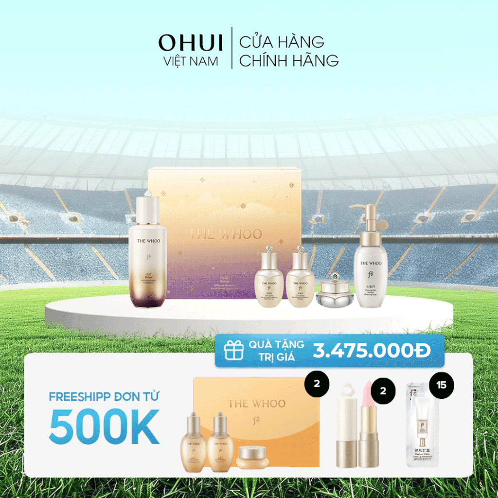 Bộ dưỡng da Whoo Bichup Ultimate Recovery 5pcs Set