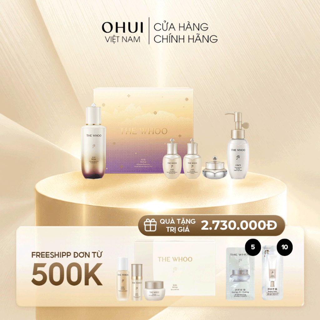 Bộ dưỡng da Whoo Bichup Ultimate Recovery 5pcs Set
