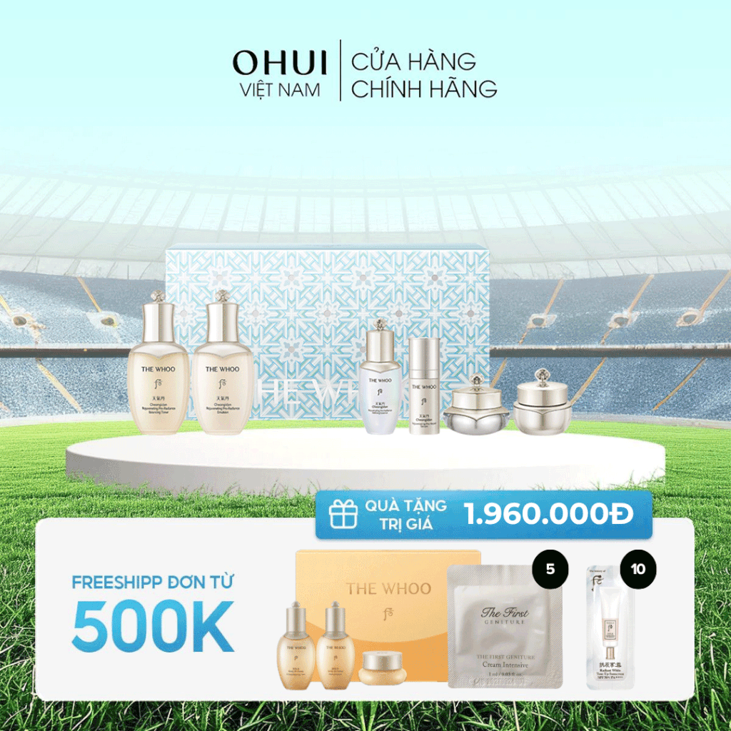 Bộ Dưỡng Da Whoo Cheongidan Pro Radiant Trial Special Set