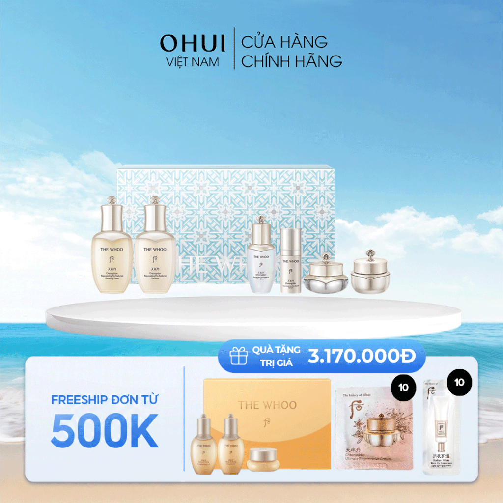 Bộ Dưỡng Da Whoo Cheongidan Pro Radiant Trial Special Set