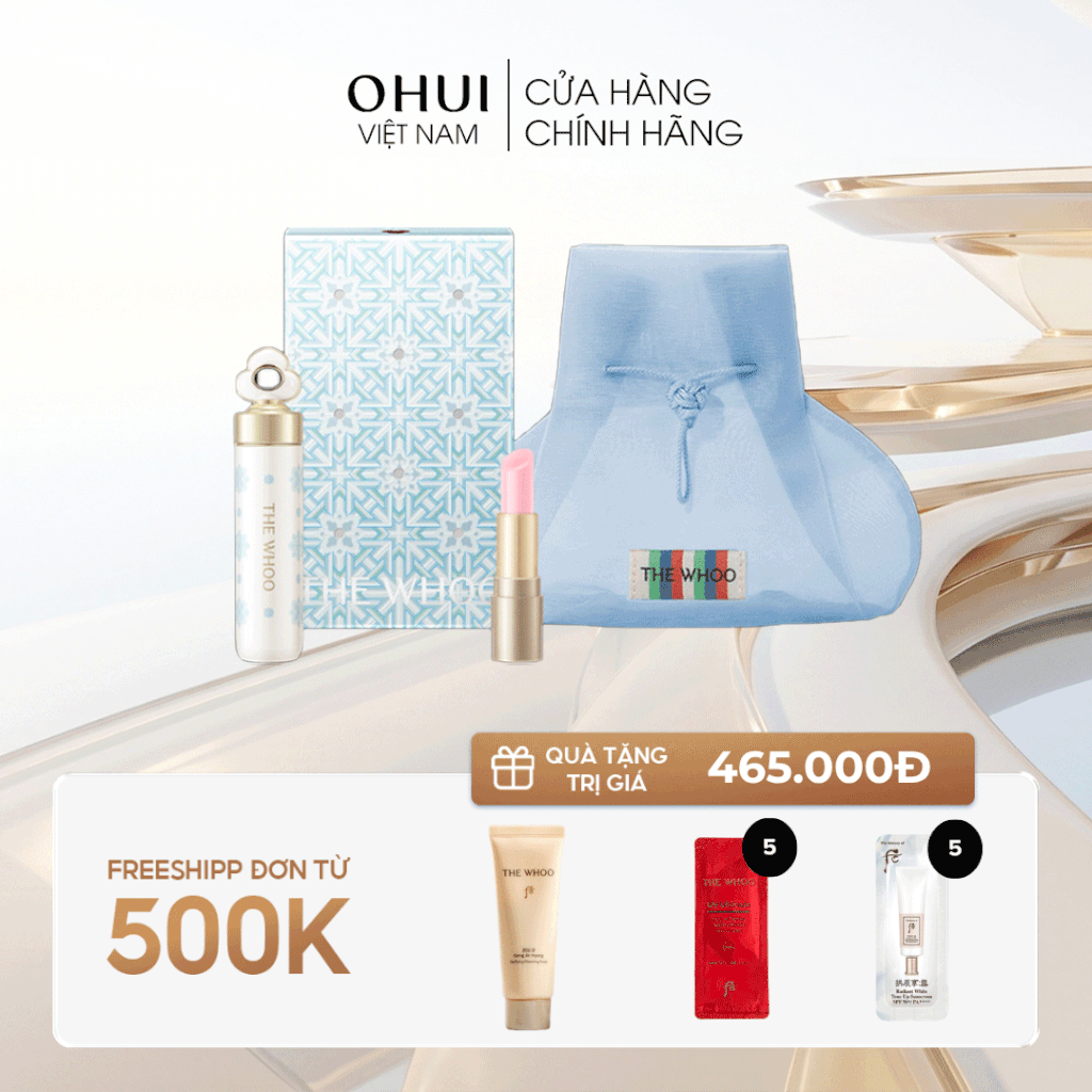Bộ Son Dưỡng Môi Đông Y The Whoo Ess Lip Glow Balm 39 Mauve Brown Y25