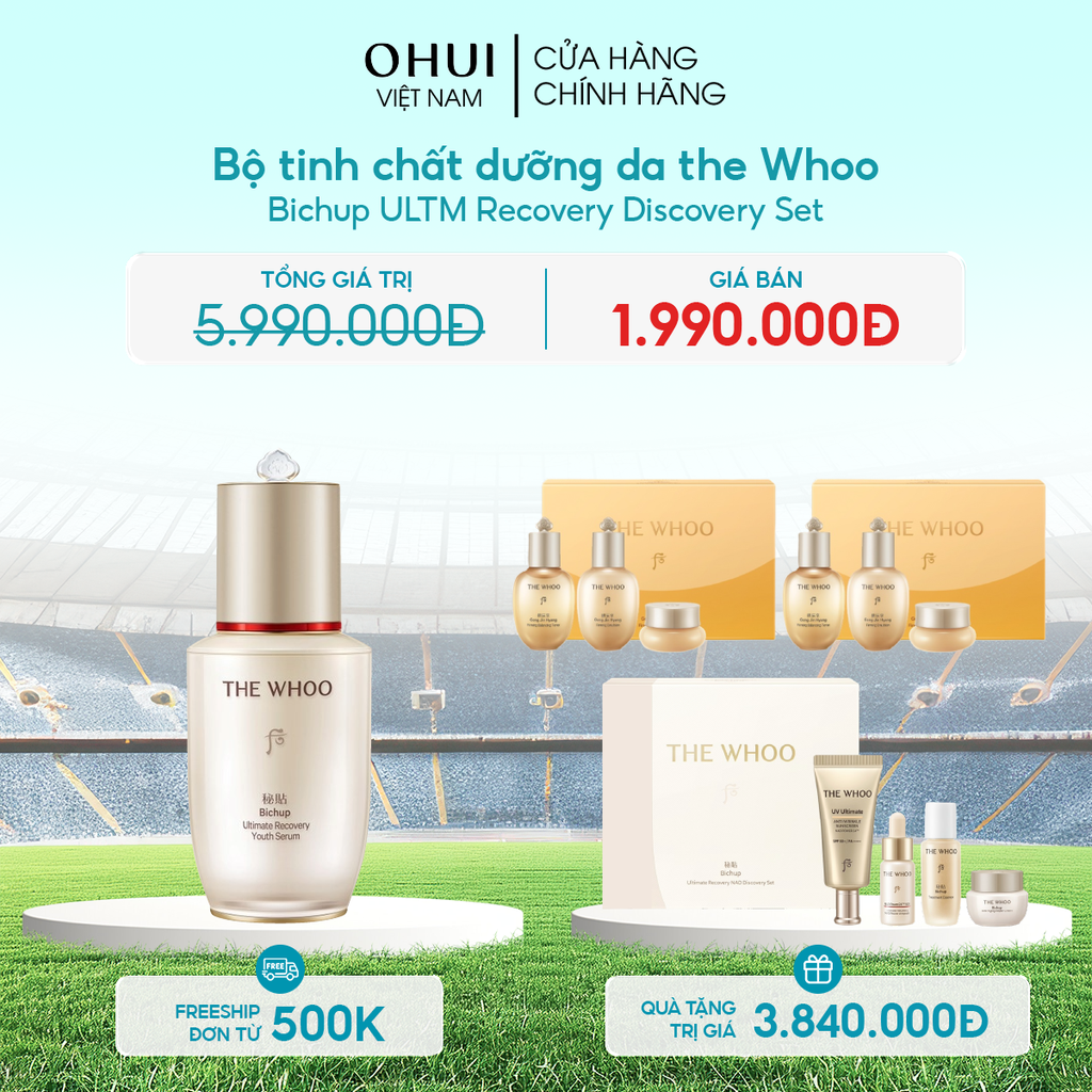 Bộ Tinh chất Trẻ Hóa Whoo Bichup Ultimate Recovery Discovery Set